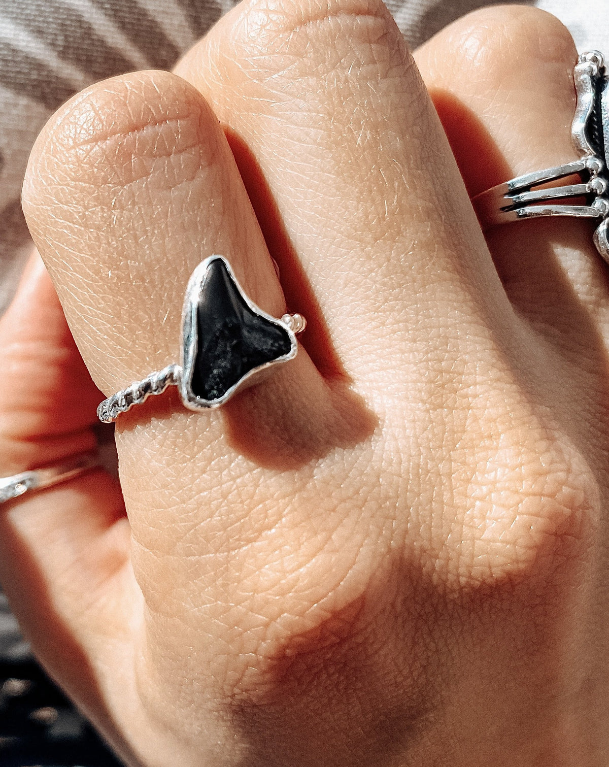 Shark Tooth Ring - Sterling Silver – Juniper Cloth